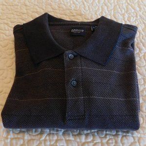 Classic Men's Arrow Polo Style Long Sleeve Shirt/ Size XL